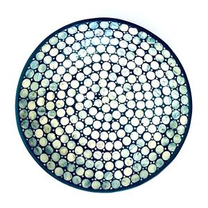 Stunning Black Bowl with Beautiful Design/Inlay  - Excellent Condition